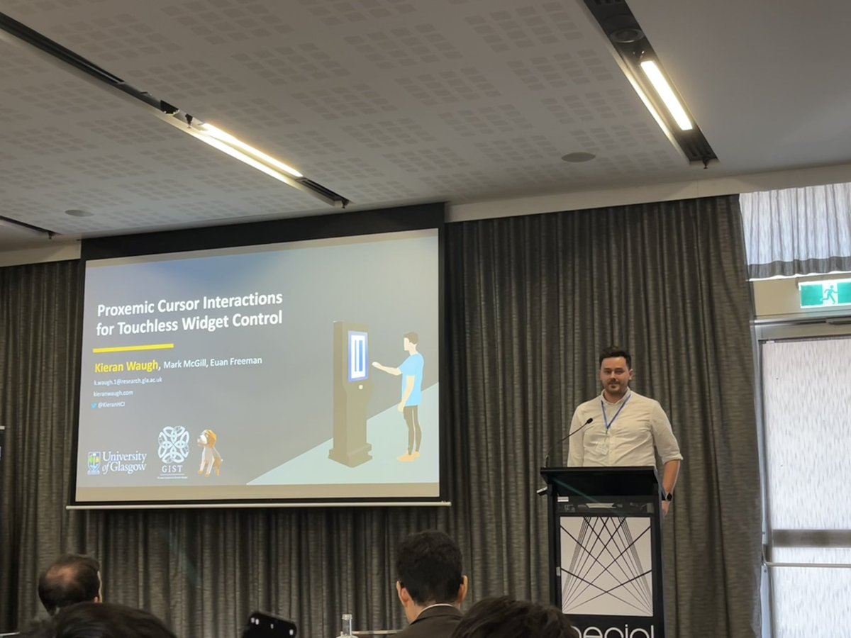 KieranHCI's tweet image. Today I presented our work on #touchless widget control using cursor proximity at #SUI2023. 

We explored cursor proximity to improve touchless widget selection and manipulation, reducing interaction times and the need for precision.

(1/2)

@efreeman @MarkHCI