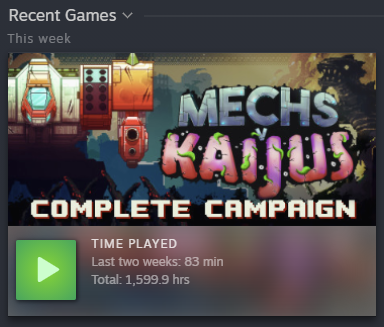 I think we know our game... 1599.9 hours lol

#indiedev #gamedev #indiegame #indiegames #towerdefense #pcgaming