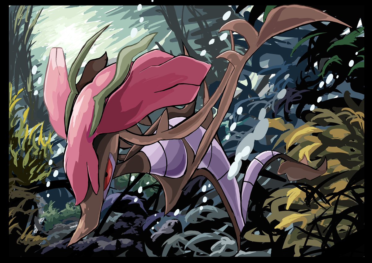 hazikamiio's tweet photo. Poison Type https://t.co/UoYhBDPyU1