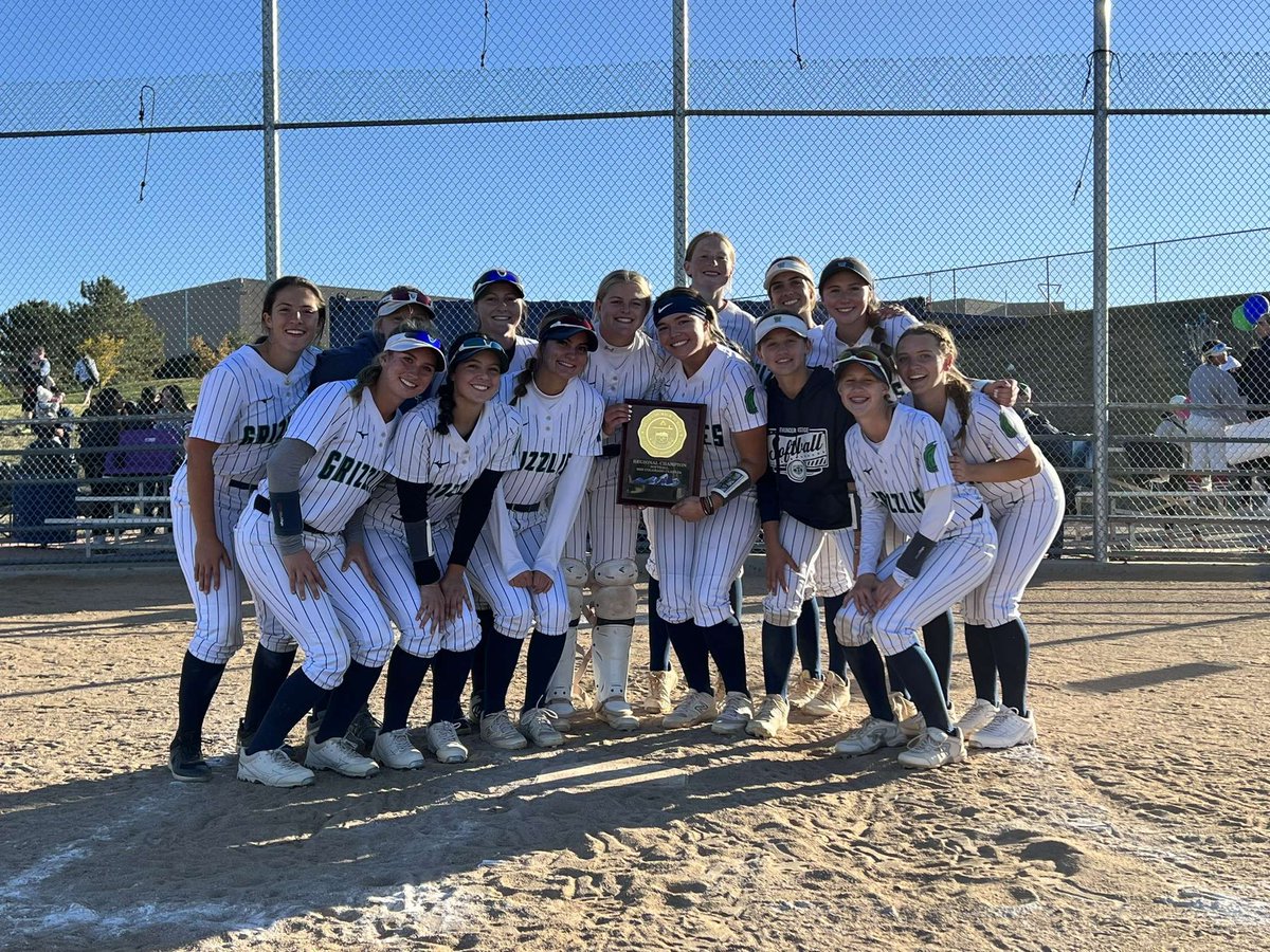 For the second year in a row, your lady Grizzlies are state bound, going 2-0 today and winning the regional!