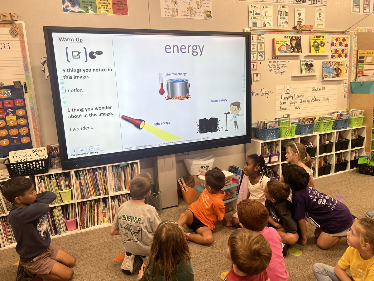 Can’t wait to explore and learn more about the Visual Non-Glossary from <a href="/Seidlitz_Ed/">Seidlitz Education</a> but we had the best science discussion trying it out today in our kindergarten classroom! Thanks for the PD, @prosperisd!! #blazingtrails <a href="/PISDBryantElem/">Bryant Elementary School</a>