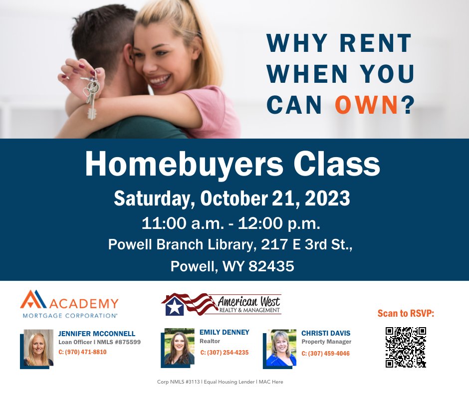 Thinking about buying a home, but have no idea where to start?? 
In this FREE class we will talk about the the benefits of owning a home, preparing for homeownership, the types of home loans, and downpayment options. 
Don’t forget to register!#firsttimehomebuyer #freeinformation