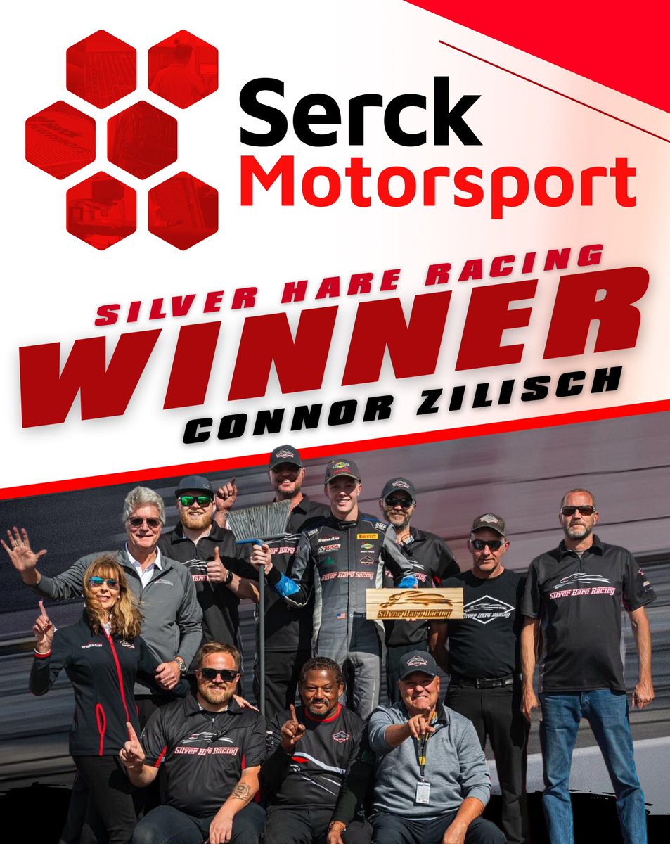 SerckMotorsport's tweet photo. Congratulations to @ConnorZilisch & Silver Hare racing on their TA2 victory at VIR! Thanks for relying on Serck Services to help you run #CleanerCoolerQuicker https://t.co/6gDy2gOcTz