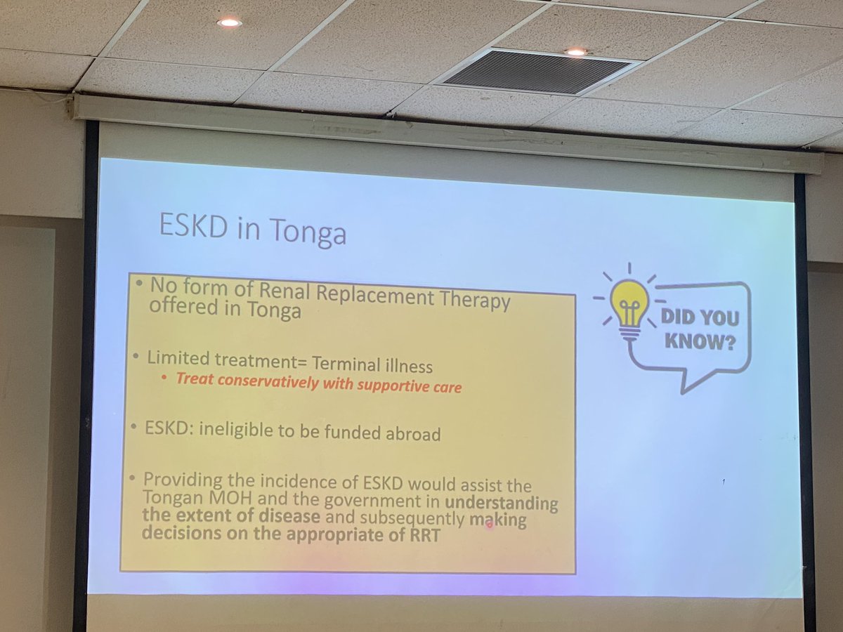 Panel discussion addressing the many challenges faced by Fiji, Samoa and Tonga in the face of exceptionally high rates of CKD, associated costs and limited resources #FijiNephrologySymposium