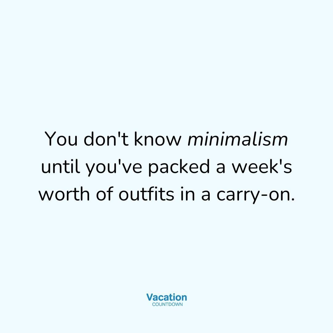 vacation_cd_app's tweet photo. One week, one carry-on only— can you pack like a pro? 🎒 https://t.co/zHNnXyDPDt