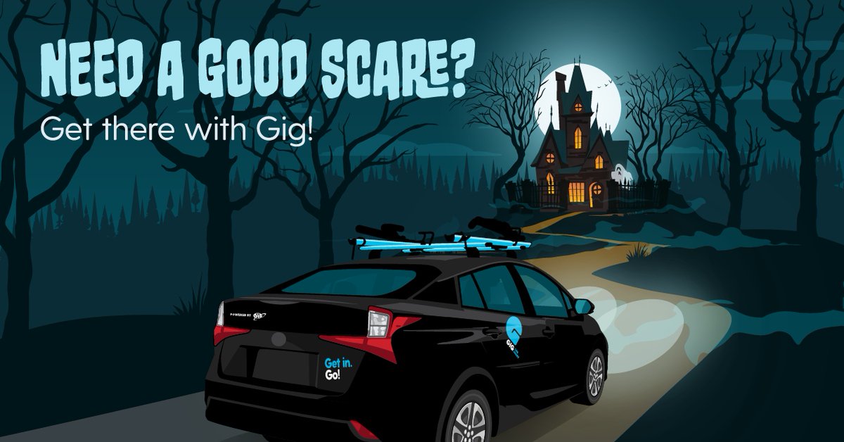 Do you dare see what lies inside of haunted houses in the SF Bay Area and Seattle? If so, we ain't afraid of no ghosts 👻! Gig your way to every scream, shriek, gasp, and thrill this spook-tacular season. We promise not to get scared.🫣

Read more: gigcarshare.com/blog/2023-haun…