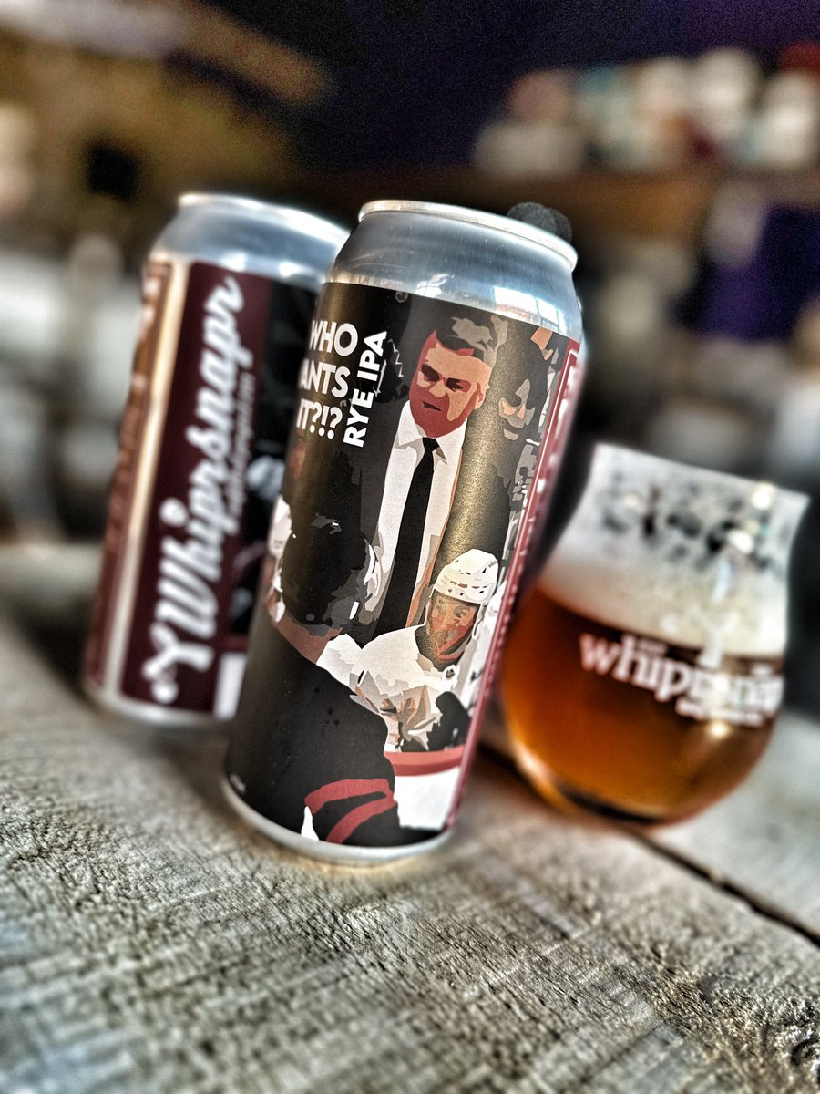 whiprsnaprbrew's tweet photo. Score our new Sens themed rye ipa for the season home opener tomorrow.
WHO WANTS IT ?!?
#gosensgo #613beer #ottawacraftbeer #ontariocraftbeer #ottawabeer #craftbeercanada #canart #smallbatchbeer #nanobrewery #cdncraftbeer https://t.co/drVDJUok94