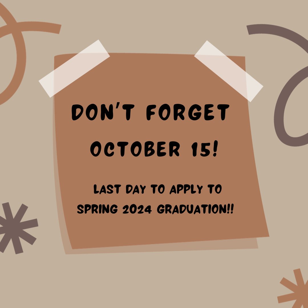 commcsulb's tweet photo. COMM Class 2024,
The Last day to apply for Spring 2024 graduation!!
Click on the link for help with applying. ๐https://t.co/XPP5qT9mwR
#COMMCSULB #class2024 #gobeach https://t.co/JV6SXaErSP