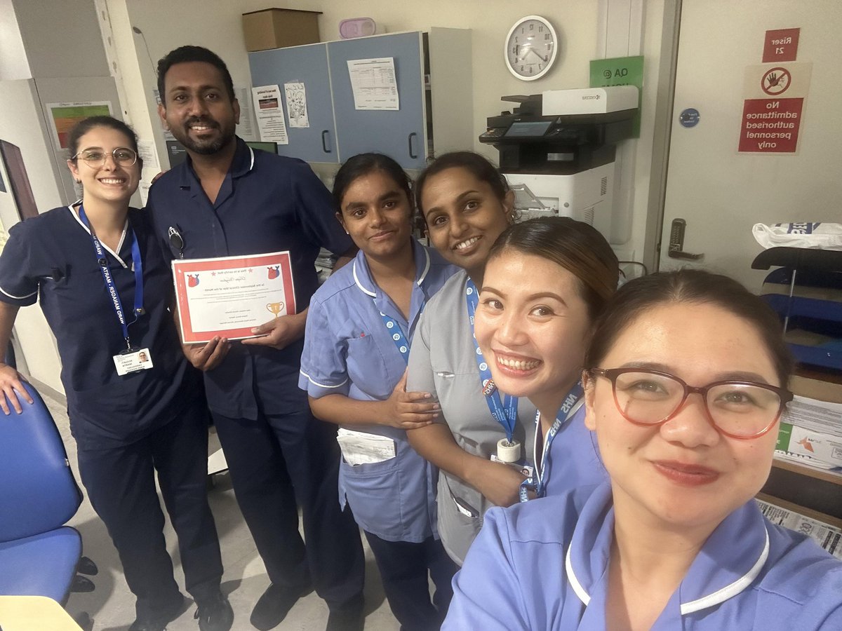 Marta Mugiati (@martamugiati) on Twitter photo C6 Star of the Month for September is our great Deepu! Also known as "King of discharges". Thank you for the passion and kindness you demonstrate every day. We are lucky to have you, keep smiling :)
<a href="/PHU_NHS/">Portsmouth Hospitals University NHST</a> <a href="/HazeraNoory/">Hazera</a> <a href="/QCardiology/">Team Cardiology Q.A</a> <a href="/DeEpU_VarGheS/">Deepu Varghese</a> C6 Star of the Month for September is our great Deepu! Also known as "King of discharges". Thank you for the passion and kindness you demonstrate every day. We are lucky to have you, keep smiling :)
<a href="/PHU_NHS/">Portsmouth Hospitals University NHST</a> <a href="/HazeraNoory/">Hazera</a> <a href="/QCardiology/">Team Cardiology Q.A</a> <a href="/DeEpU_VarGheS/">Deepu Varghese</a>