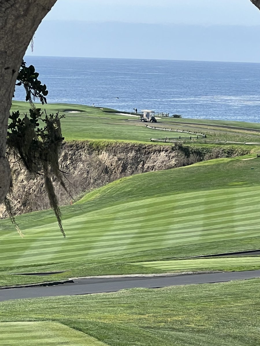 #PebbleBeach Life is good. View from the house we are staying at 🤩