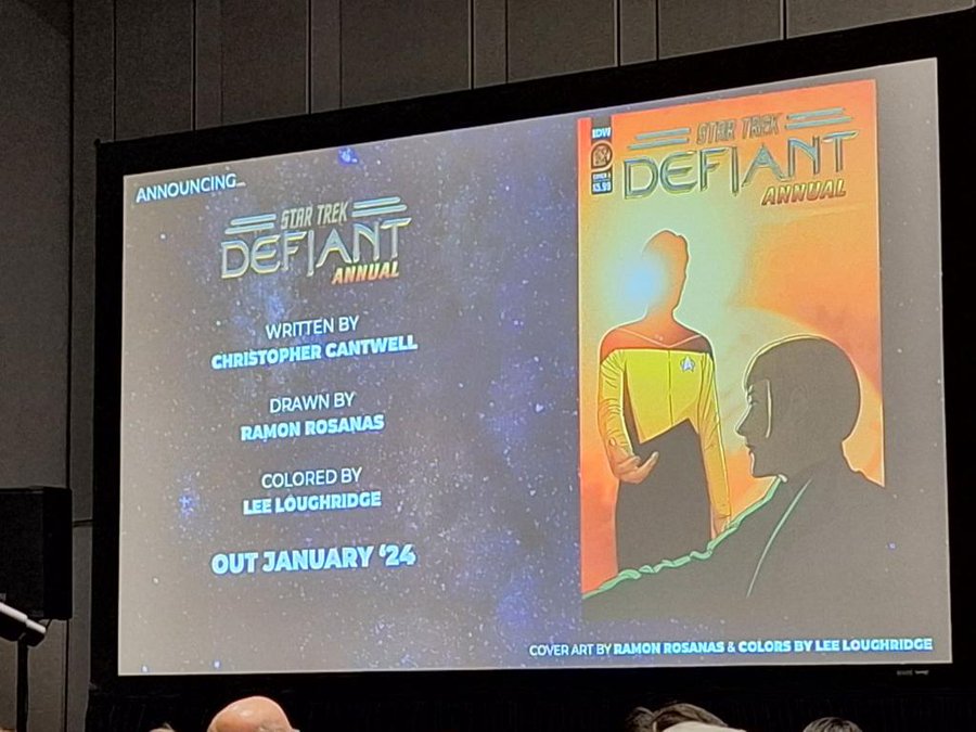 You have to see what we have cooked in STAR TREK DEFIANT. SO proud of this book!