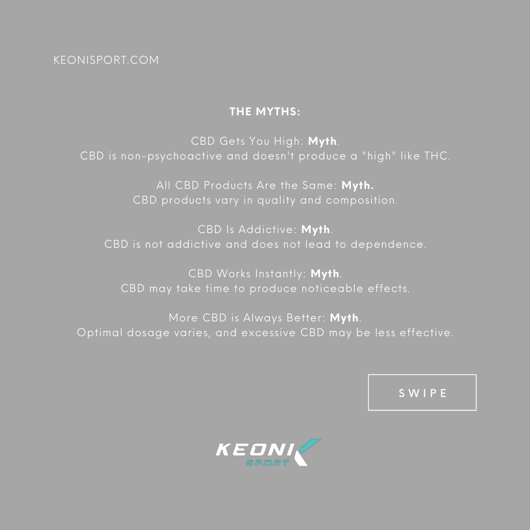 keonisport's tweet photo. ๐ฟ CBD Myths vs. Facts ๐ง
โฃ
Dispelling the myths and uncovering the truths about CBD.
Swipe to Learn More!โฃ ๐
#hemp #cbdlife #cbdhealth #cbdheals #cbdgummies #cbdinfused #cbddrops #topicalsโ #wellbeing #health https://t.co/7wfPK1866e