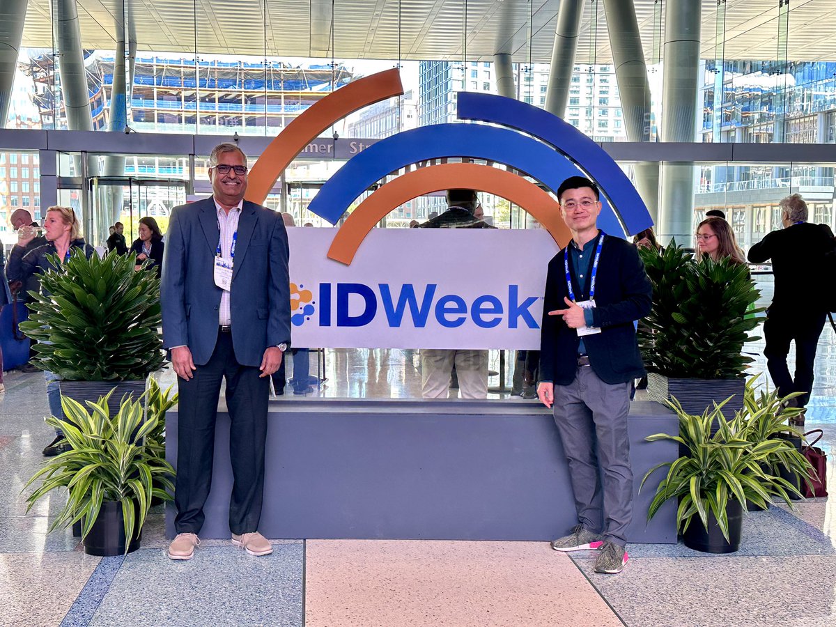 atulpatel1965's tweet photo. Nice to meet Methee Chayakulkeeree, AFWG colleague at #IDWeek2023 Boston. #AFWG https://t.co/w3xUUOXiTH