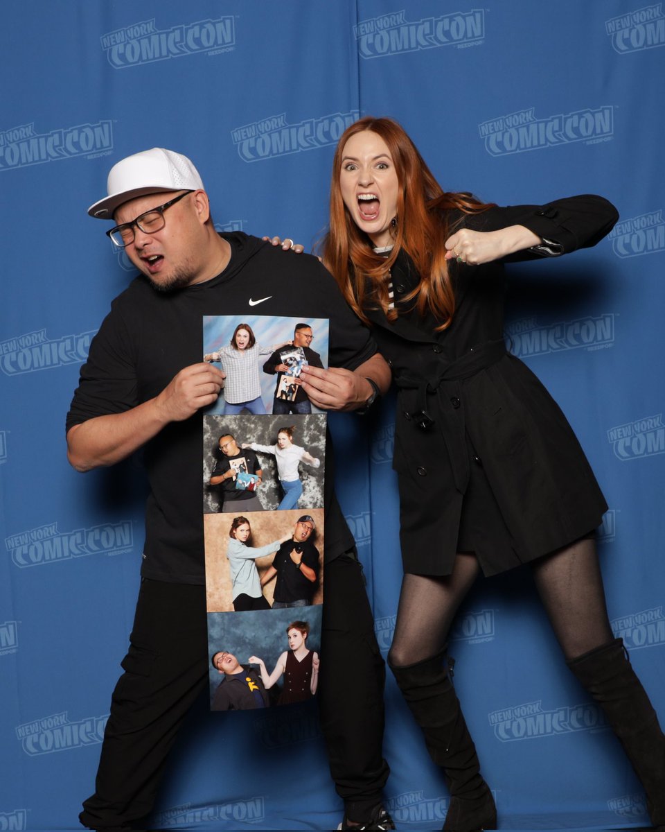 Thanks @karengillan my @NY_Comic_Con is complete! #karengillan #NYCC #NYCC2023 #NYCC23