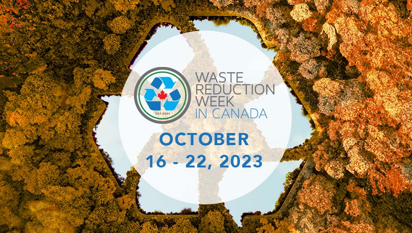 WastecoCanada's tweet photo. ♻ This year marks the 22nd annual Waste Reduction Week! Get involved in: #CircularEconomyMonday #TextilesTuesday #EWasteWednesday #PlasticsThursday #FoodWasteFriday #SharingEconomySaturday #SwapandRepairSunday Visit @CEMonthCanada for more details! https://t.co/bUKaZc082B