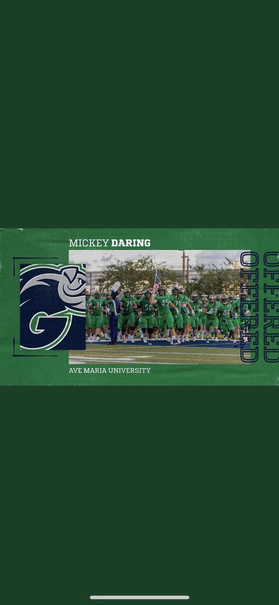 DaringMickey's tweet photo. Blessed to receive my first offer from @GyreneFootball 🙏🏼 https://t.co/22K2rXaEH3