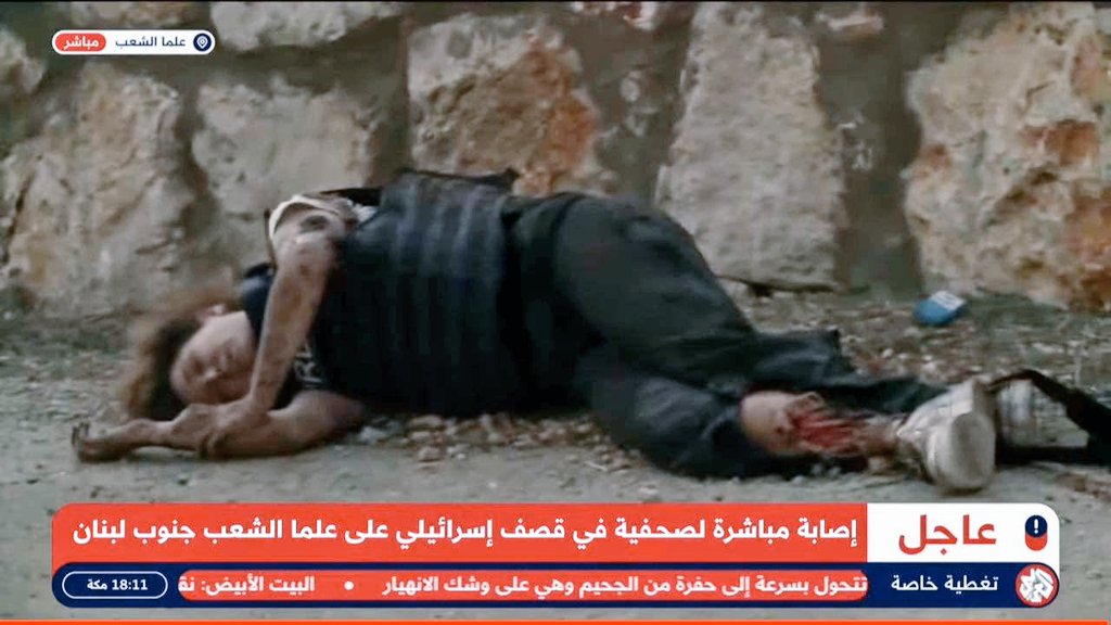 Sarphirraa's tweet photo. Journalist Issam Abddalah’s last Instagram post (p1) was of Shireen Abu Akleh (p2,3), fellow journalist also killed in an #Israeli strike in #Lebanon (p4). #Issam & #Shireen posted images hour before they were targeted. #IsraelFightsBack #IsraelPalestineConflict #IsraelTerrorism https://t.co/44MBFswJVv