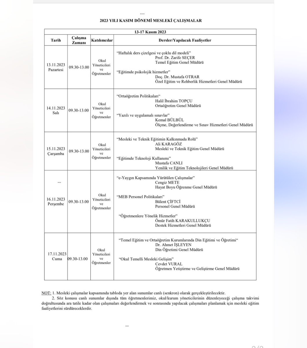 Şu programa göre neden okula gelmeliyiz? Bir tane mantıklı açıklaması olan var mı! 
 #YüzYüzeSeminereHayır