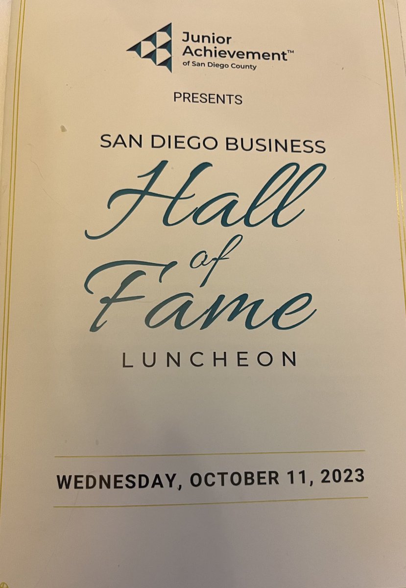 ⁦<a href="/NatUniv/">National University</a>⁩ celebrates the tremendous impact of ⁦<a href="/JASanDiego/">JA San Diego</a>⁩ on the Community. Congratulations to 2023 Hall of Fame inductee Dr. Bill Rastetter! Great leadership from CEO ⁦<a href="/siddvivek/">Siddhartha Vivek</a>⁩.