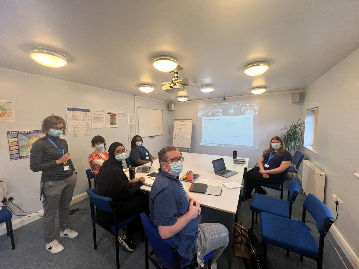 Great morning with our Forest lodge team this morning in our QI coaching session with @WeAreThePSC @VM_Institute @SACMHA1 - a passionate team rearing to go with QI to keep improving as part of #MHAQI mhaqi.thepsc.co.uk @kimparker50 @5cot5man @SHSCFT @DrMikePsych