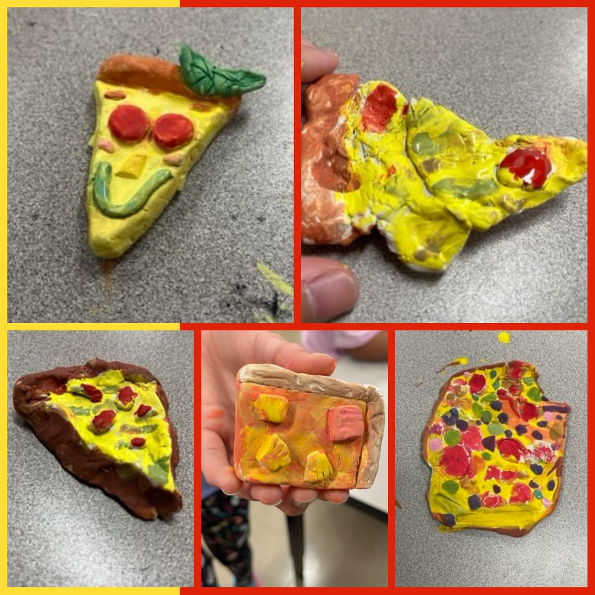 Chapel Hill ES (@chapelhilles) on Twitter photo Amazing projects going on in the art room! Mr. Geddes' stude nts were using geometric and organic shapes to sculpt and paint a pizza artwork by modeling and sculpting with clay to show texture. πππ
<a href="/NancyWenzl/">Nancy Wenzl Hill</a> <a href="/JulieMintiens/">Julie Mintiens</a> Amazing projects going on in the art room! Mr. Geddes' stude nts were using geometric and organic shapes to sculpt and paint a pizza artwork by modeling and sculpting with clay to show texture. πππ
<a href="/NancyWenzl/">Nancy Wenzl Hill</a> <a href="/JulieMintiens/">Julie Mintiens</a>