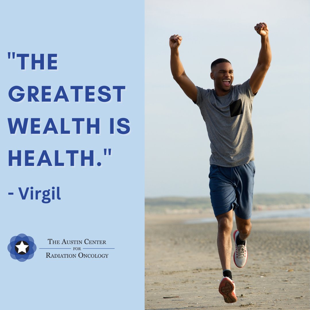We couldn't agree more. If you have been diagnosed with prostate cancer, put your health first by making an appointment with Austin Center for Radiation Oncology today: (512) 687-1950

#austintx #prostatecancer #prostatecancertreatment #menshealth