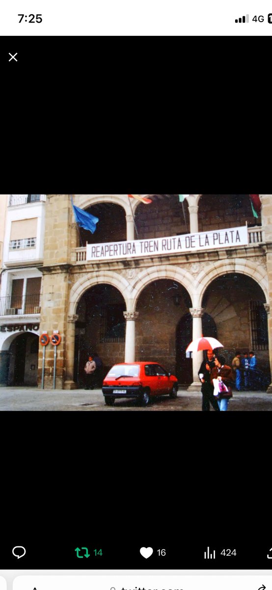Echadnos una mano para difusión: 
4-N a las 12:00 en la plaza Mayor de tu localidad. 
Reivindicar Tren R. Plata. Todas las localidades alzando su voz mismo día a la misma hora. JUNTOS lo conseguiremos.