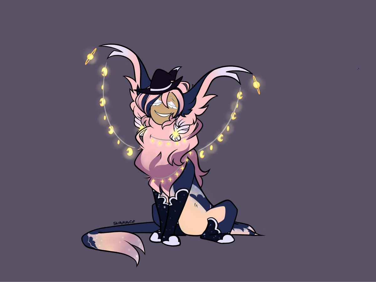 SkittyKittyCat's tweet photo. (Pt. 3/6) BABY GIRL 😭😭 the one who started it all 🥺
I sat on her MYO slot for I want to say a year before I was struck down by the design gods and feverishly drew her ref
#nephfei #spinxyn #digitalart https://t.co/kTRC6uAmKJ