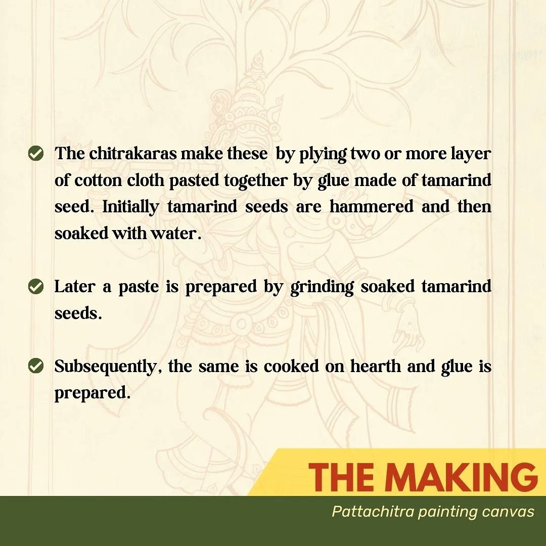 kalabhoomibbsr's tweet photo. The Pattachitra when painted on cloth follows a traditional process of preparation of the canvas.
#Pattachitrapaintings #Canvas #pattapainting #Pattachitragallery #kalaBhoomi #odishacraftsmuseum #Odishaheritage https://t.co/KeW30i3a02