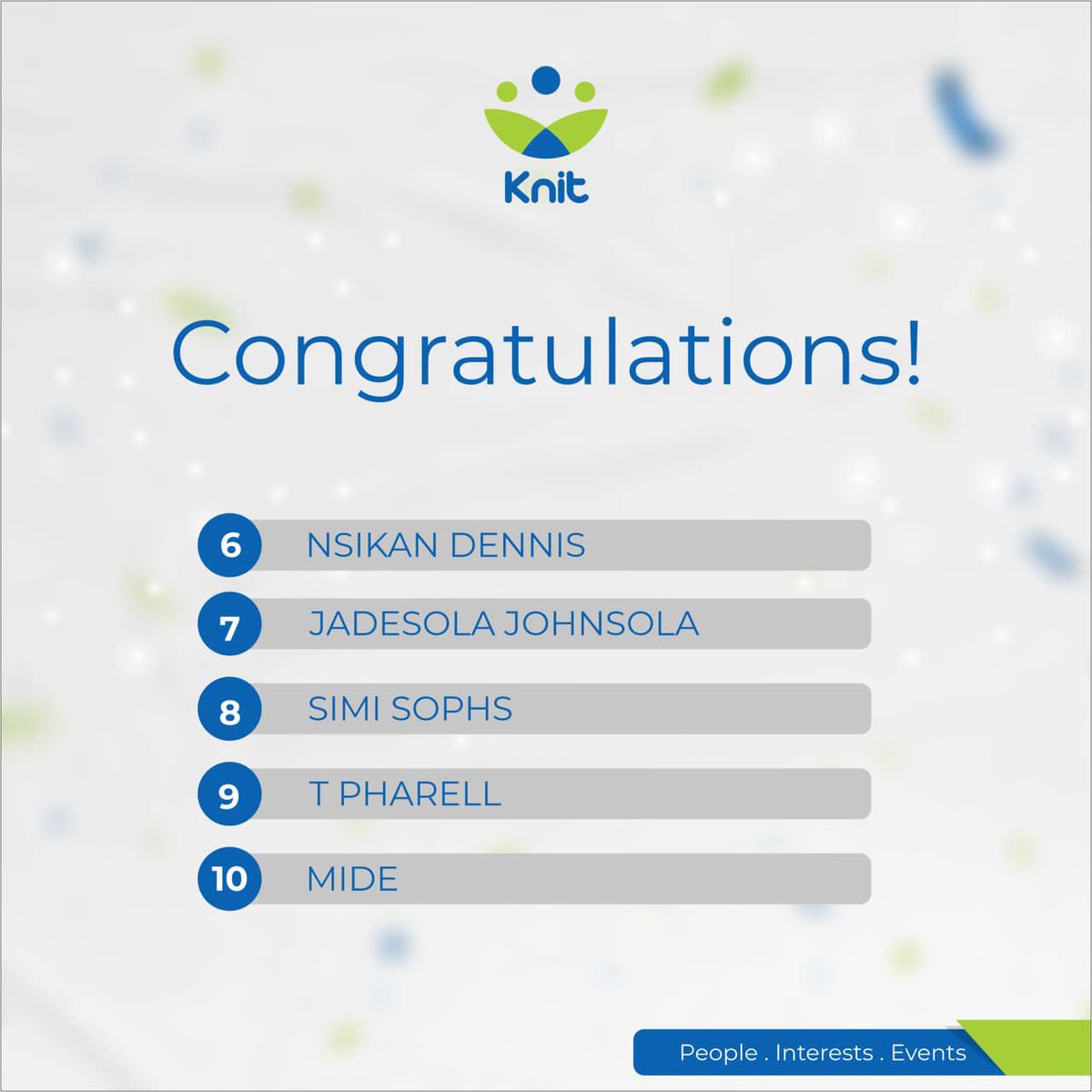 Oldknitaccount's tweet photo. Congratulations to all the lucky winners. ππ½ π₯³
We urge you to diligently check your mail for further details.
#knit #knittechapp https://t.co/2w0xkQ6YO7