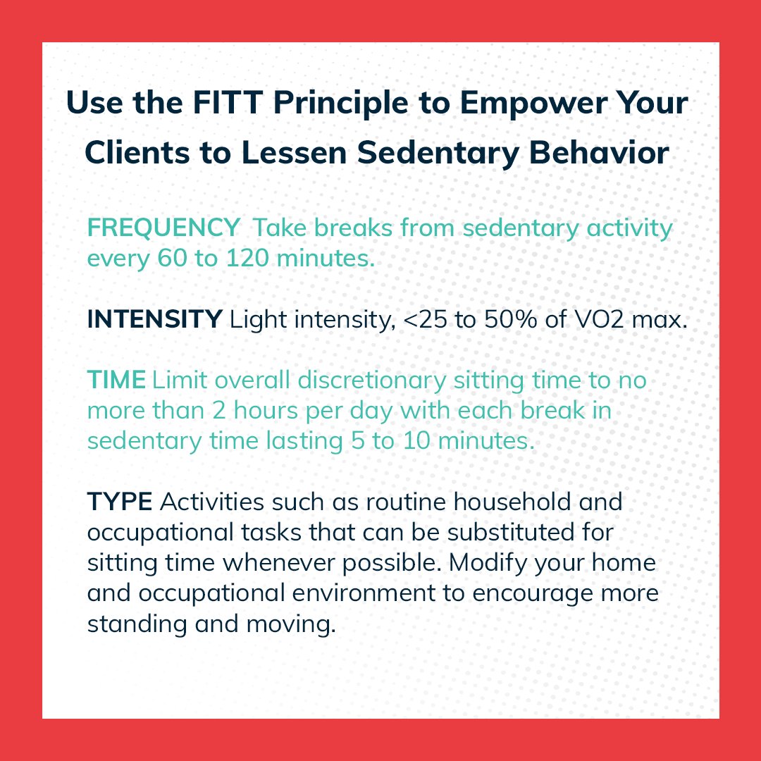 acefitness's tweet photo. ACE Scientific Education Content Manager, Chris Gagliardi, shares strategies for preventing couch potato syndrome. Find the full clip in the Videos section of the ACE Pro Connect app! Download the app here: https://t.co/dxVku0wGzk
#acefitness #acecertified https://t.co/kLxQ0fLeWM