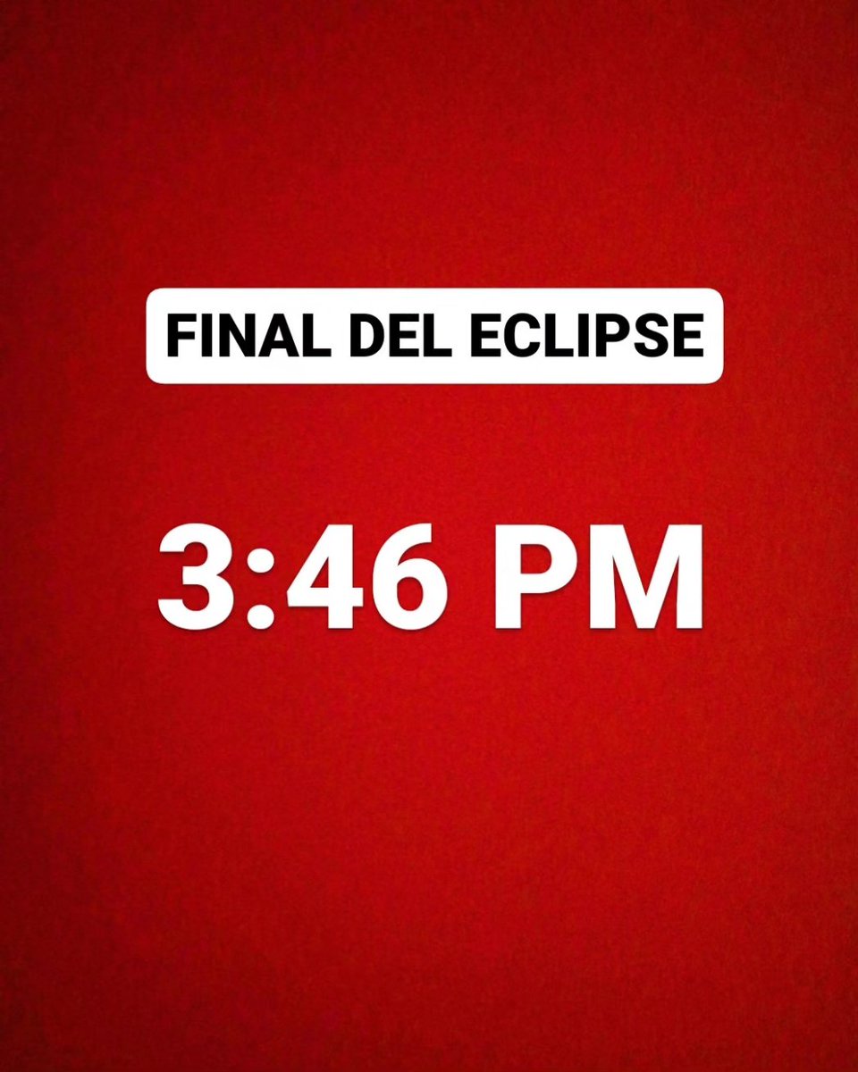 🔴ATENTOS🔴 Este sábado 14 de octubre ocurrirá el eclipse solar total anular en varios países del continente americano, el cual será visible de manera parcial con un 50% en República Dominicana. ⚠️El eclipse iniciará en el territorio dominicano a las 12:35 PM, con su máxima…
