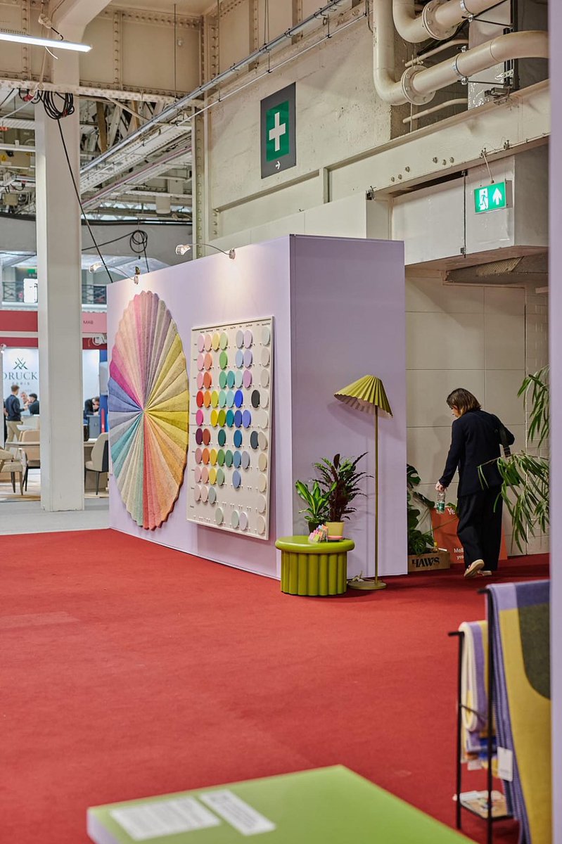 Calling all fellow colour fanatics.. 🎨 <a href="/YesColoursUK/">YesColours</a> debuted at <a href="/Decorex_Intl/">Decorex International</a> this week and served pure colour joy: featuring our <a href="/FLOOR_STORY/">Simon Goff</a> collab Pastel Chroma and Pampas Optik Rugs amongst their feel-good paints in astonishing colours. All pictures by <a href="/veegastudio/">veegastudio</a>