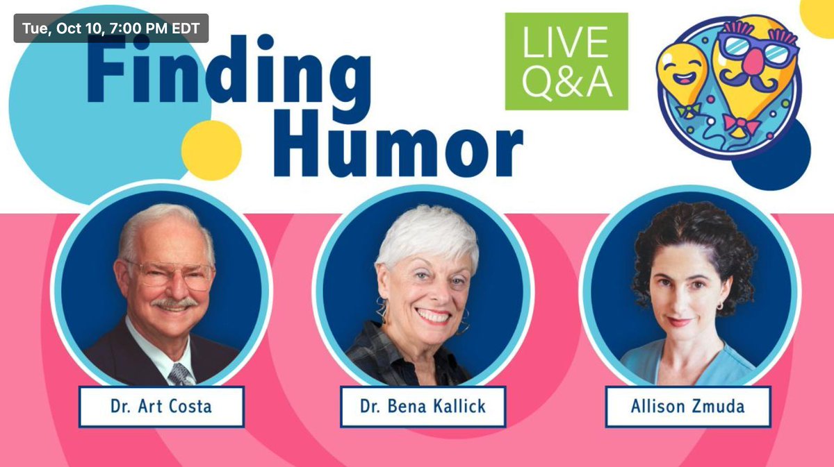 If you missed the live Q&A with Art Costa and @Allison_Zmuda about Finding Humor and would like to watch the replay, you can do that here: buff.ly/46vzHrx #habitsofmind #education #edchat