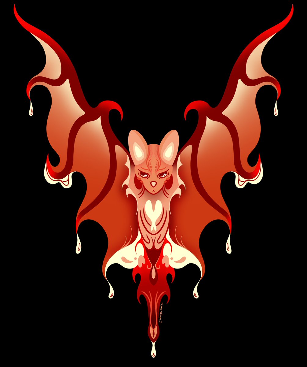 Cofiiko's tweet photo. Murcielaguito 🩸🦇✨ https://t.co/TzQX9un1mQ