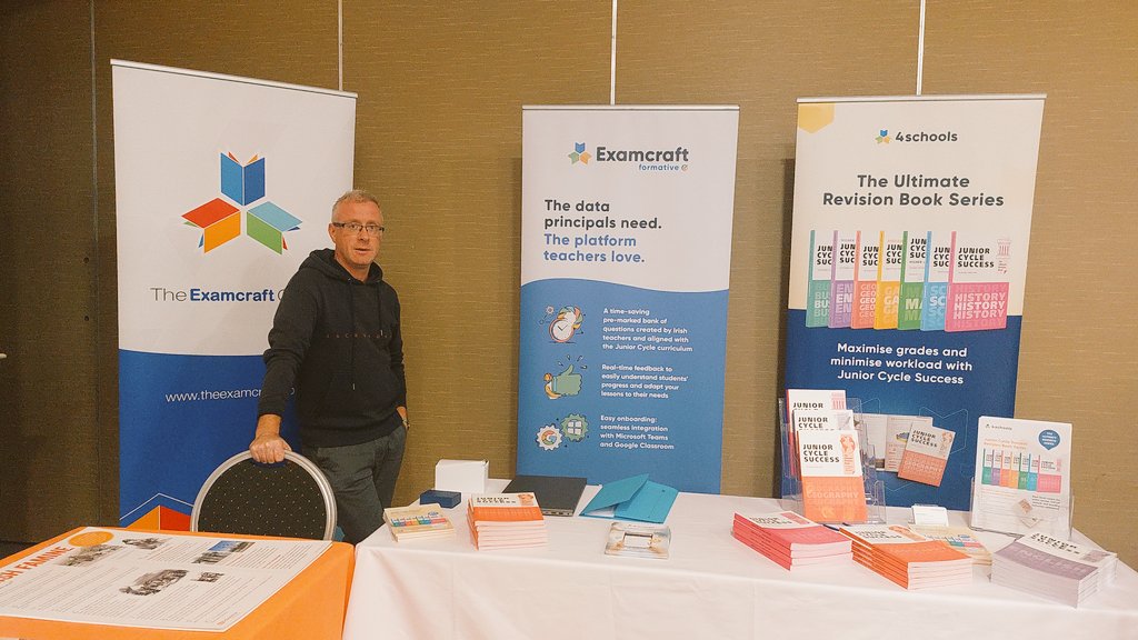 Dansheedy_Ed's tweet photo. Delighted to present @HTAIteachers conference showcasing #jcsuccess and #examcraftformative for @ExamcraftGroup. Tks to @DervalPol  for the warm welcome. https://t.co/jLo9wYXVCG