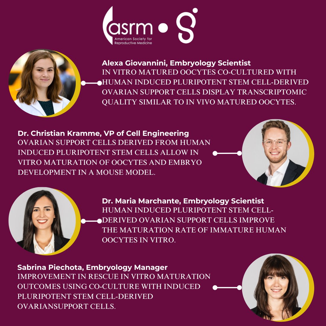 The Gameto team is headed to <a href="/asrm_org/">ASRM</a> 2023! We've had four abstracts describing studies of our program, Fertilo, accepted for publication that our scientists will be presenting at the conference.

<a href="/krammecc/">Christian Kramme, PhD</a>