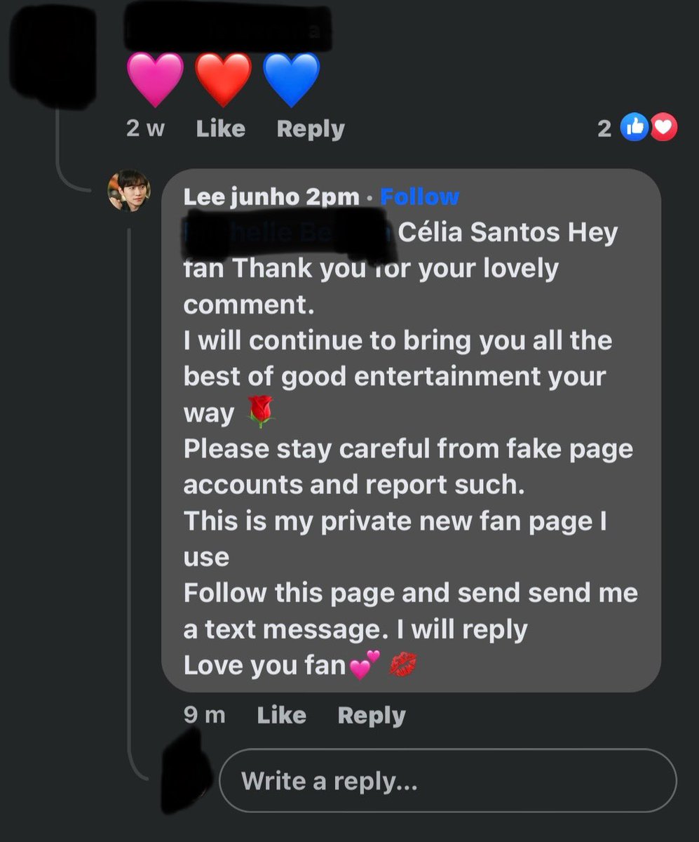 this is really annoying already in my fb account there 5 Junho scammer keep commenting 😡 <a href="/dlwnsghek/">REAL JUNHO LEE</a> <a href="/follow_leejunho/">LEE JUNHO Official</a> <a href="/jypnation/">JYPnation</a>