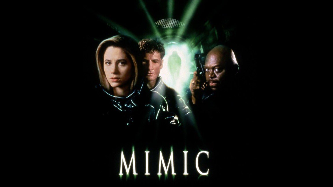 AlbinoBandit's tweet photo. The second movie of @FWFilmFestival had a filmed intro from none other than Guillermo Del Toro himself! His Director’s Cut of:

MIMIC (1997)

#FWFilmFestival #BigScream https://t.co/sg7pS8AsaZ