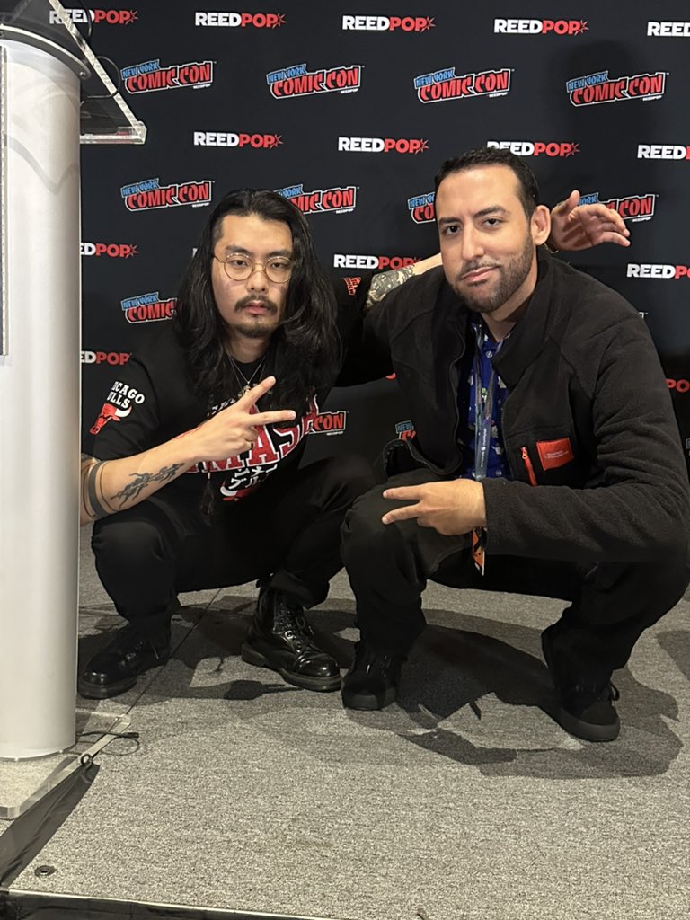 microwaevy's tweet image. Here with your boy @tlyudacris at the @crunchyroll panel #NYCC23