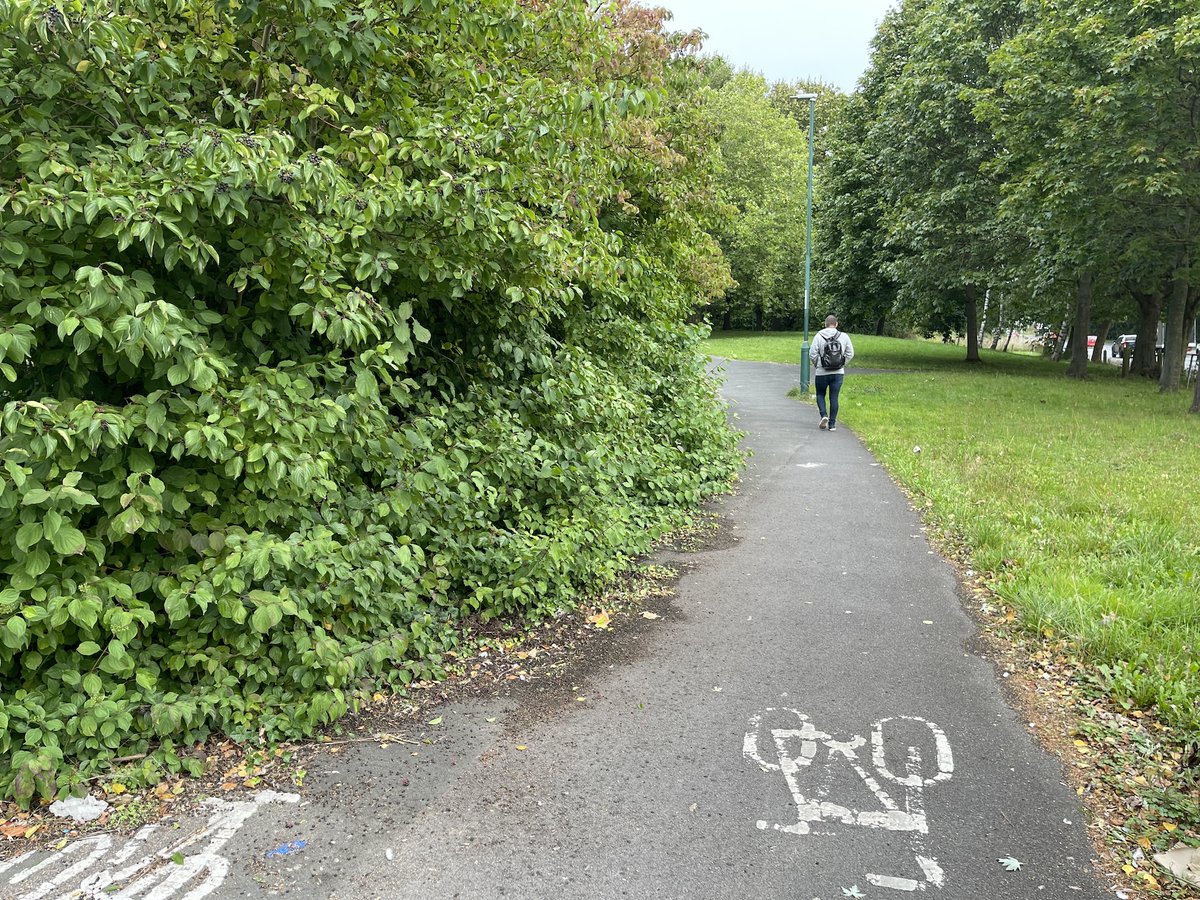 Tim Saunders (@midlandmicrogen) on Twitter photo .<a href="/Transport_Nottm/">Transport Nottingham</a> Are you planning to ever cut back the bushes at the eastern end of Bridcage walk? I have reported it twice but have had no actual response. half the path is in a bush, which is nearly a tree. .<a href="/Transport_Nottm/">Transport Nottingham</a> Are you planning to ever cut back the bushes at the eastern end of Bridcage walk? I have reported it twice but have had no actual response. half the path is in a bush, which is nearly a tree.