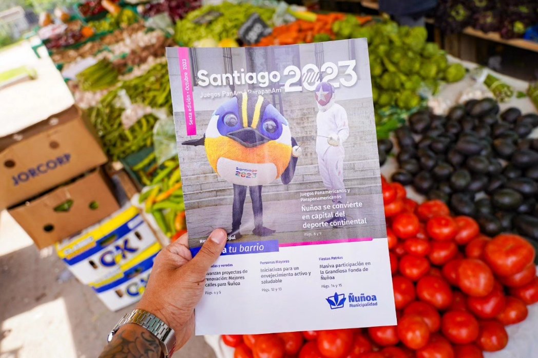 MuniNunoa's tweet photo. Iniciamos la entrega de la edición de octubre de nuestra revista municipal 🤗

Hoy estuvimos en la Feria Dublé Almeyda resolviendo dudas e informando a nuestra comunidad 💪🏻

Recuerda que la versión digital se encuentra disponible en https://t.co/Ud5sZ5fUbJ 👈🏻 https://t.co/2uqmNvZLTe