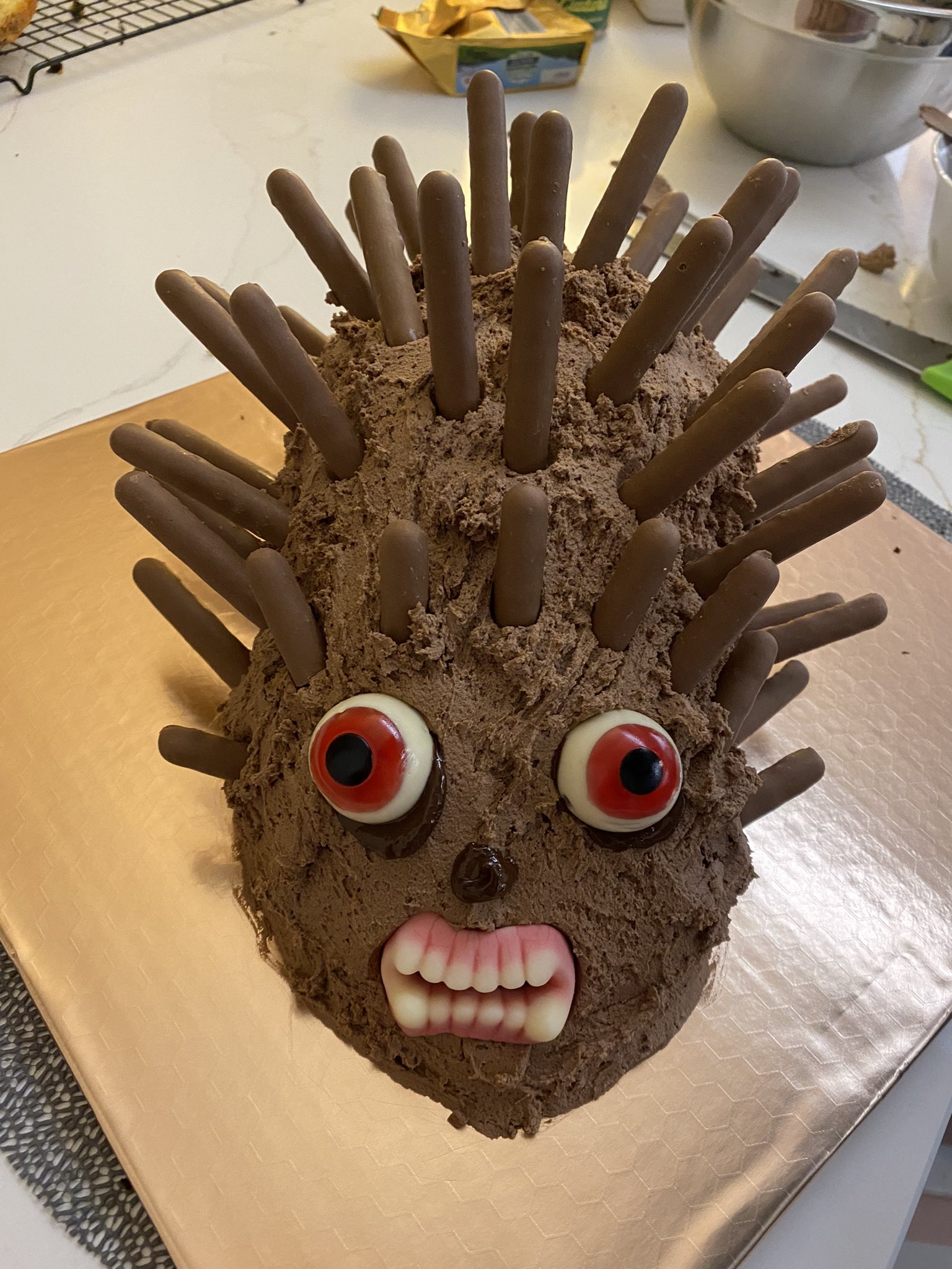 My daughter asked for a “cake fail” for her birthday so I made sure she got one 😆 https://t.co/oVT5CBLs7d