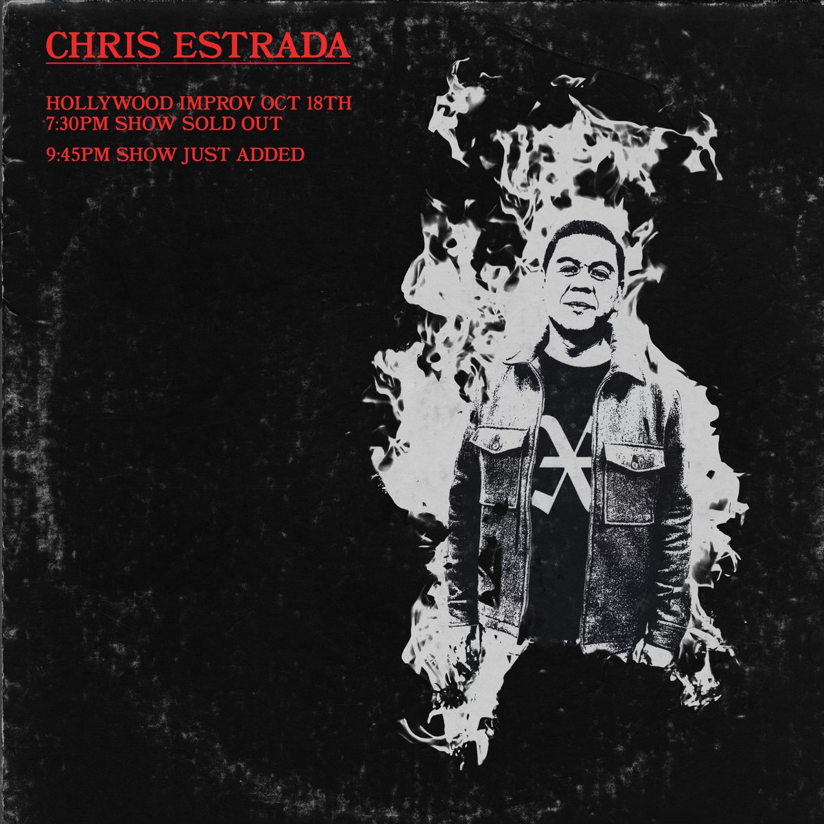 Chris Estrada: April 18-19 Irvine Improv (@chrisestrada85) on Twitter photo LOS ANGELES! Next Wednesday Oct 18th. I’m headlining the <a href="/HollywoodImprov/">Hollywood Improv</a>
9:45 show ONLY A FEW TICKETS LEFT
7:30 show SOLD OUT LOS ANGELES! Next Wednesday Oct 18th. I’m headlining the <a href="/HollywoodImprov/">Hollywood Improv</a>
9:45 show ONLY A FEW TICKETS LEFT
7:30 show SOLD OUT