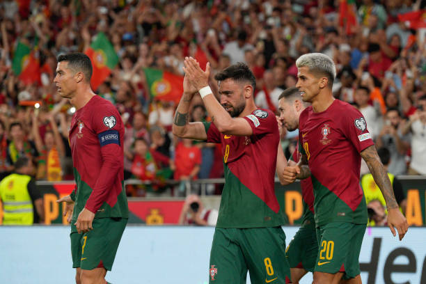 7 golos de Ronaldo e 7 assistências de Bruno Fernandes no apuramento 😍🇵🇹