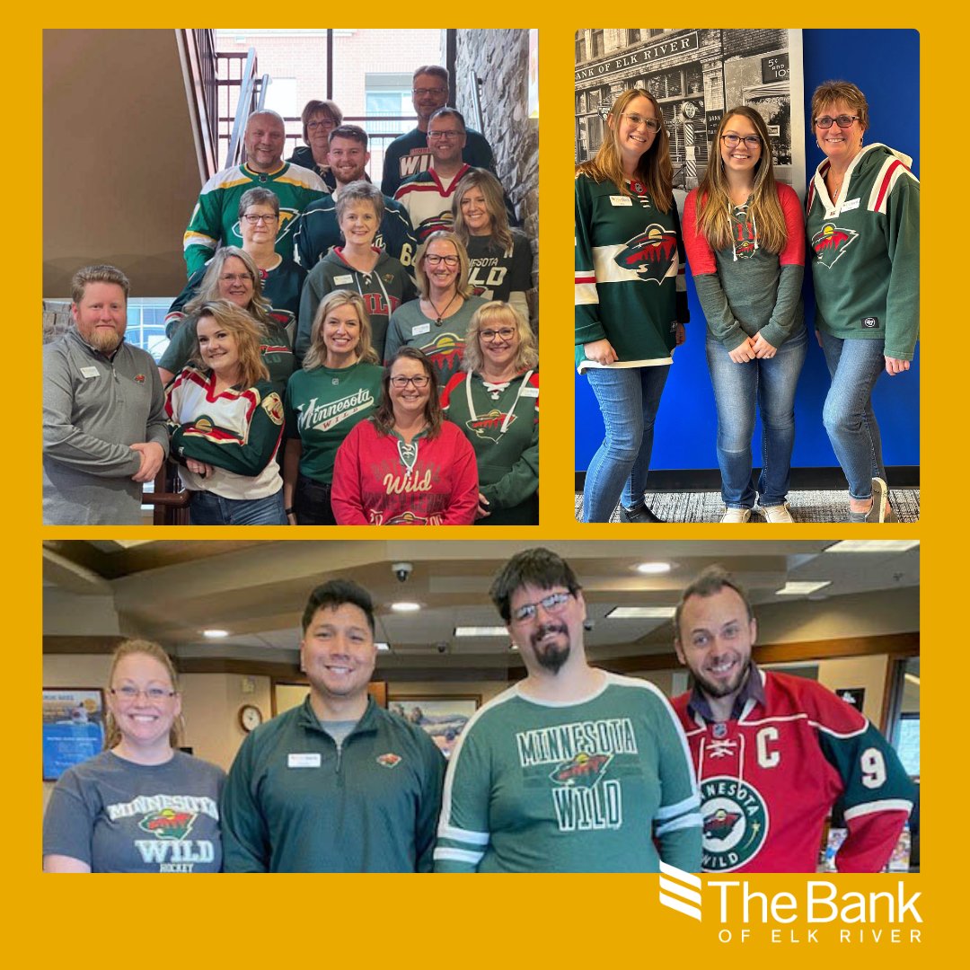 Yesterday, we donned our Wild gear to celebrate the first game of the season. We're not saying it helped contribute to their win, but it didn't not help.😉 #MNWild