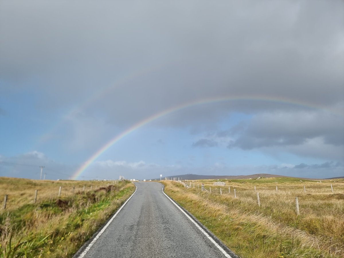 Cycling #Hebrideanway I'll take every encouragement on offer The good clouds of South Uist bless my route... #utterlybrilliantbritain