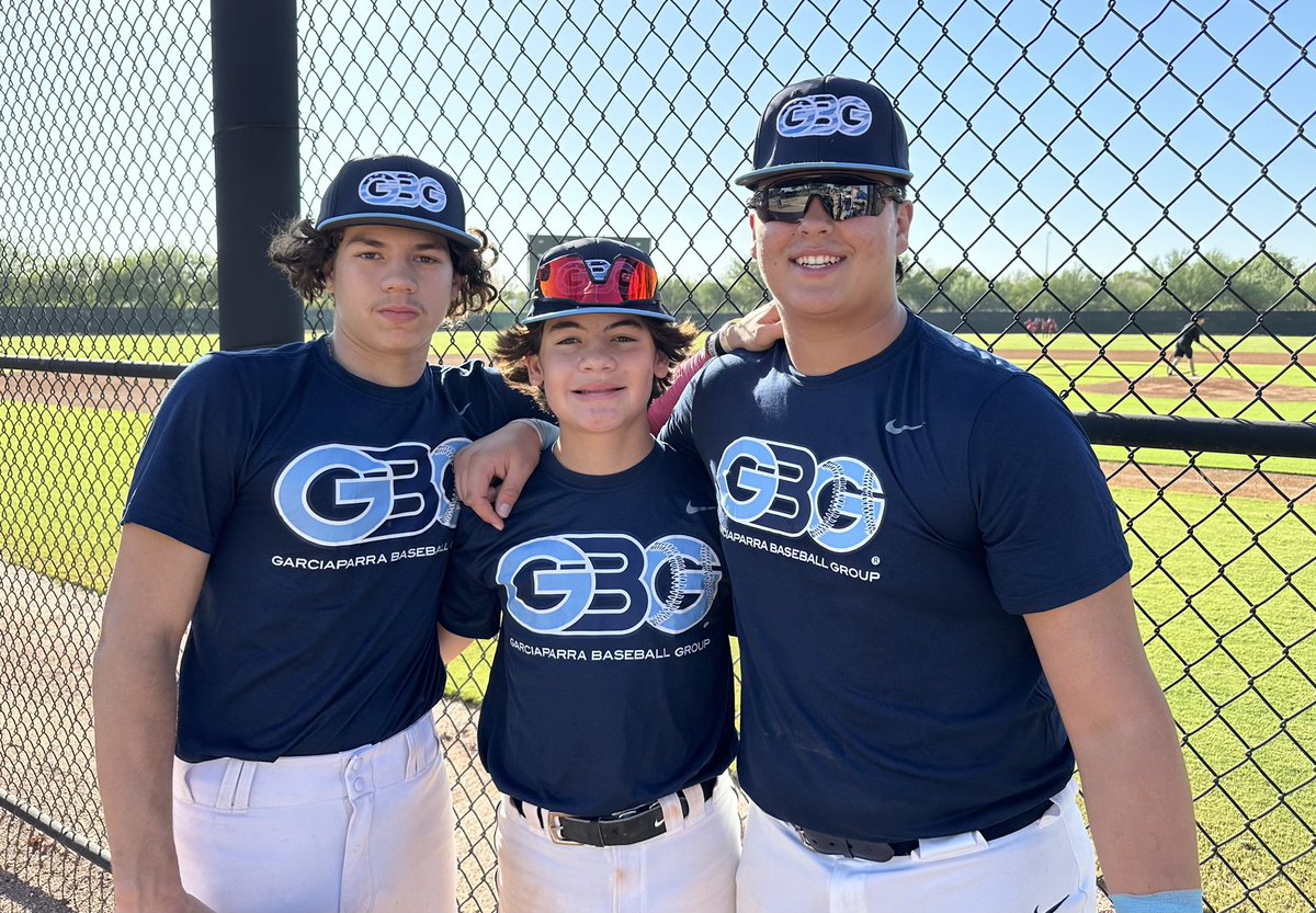 GBG Great Lakes Baseball Club is proud to have 3 of our 2027’ players repping at this weekends Arizona Fall Freshman Classic.  Good luck to Angel Figueroa, Mikey Bolling and Brady Allen.
