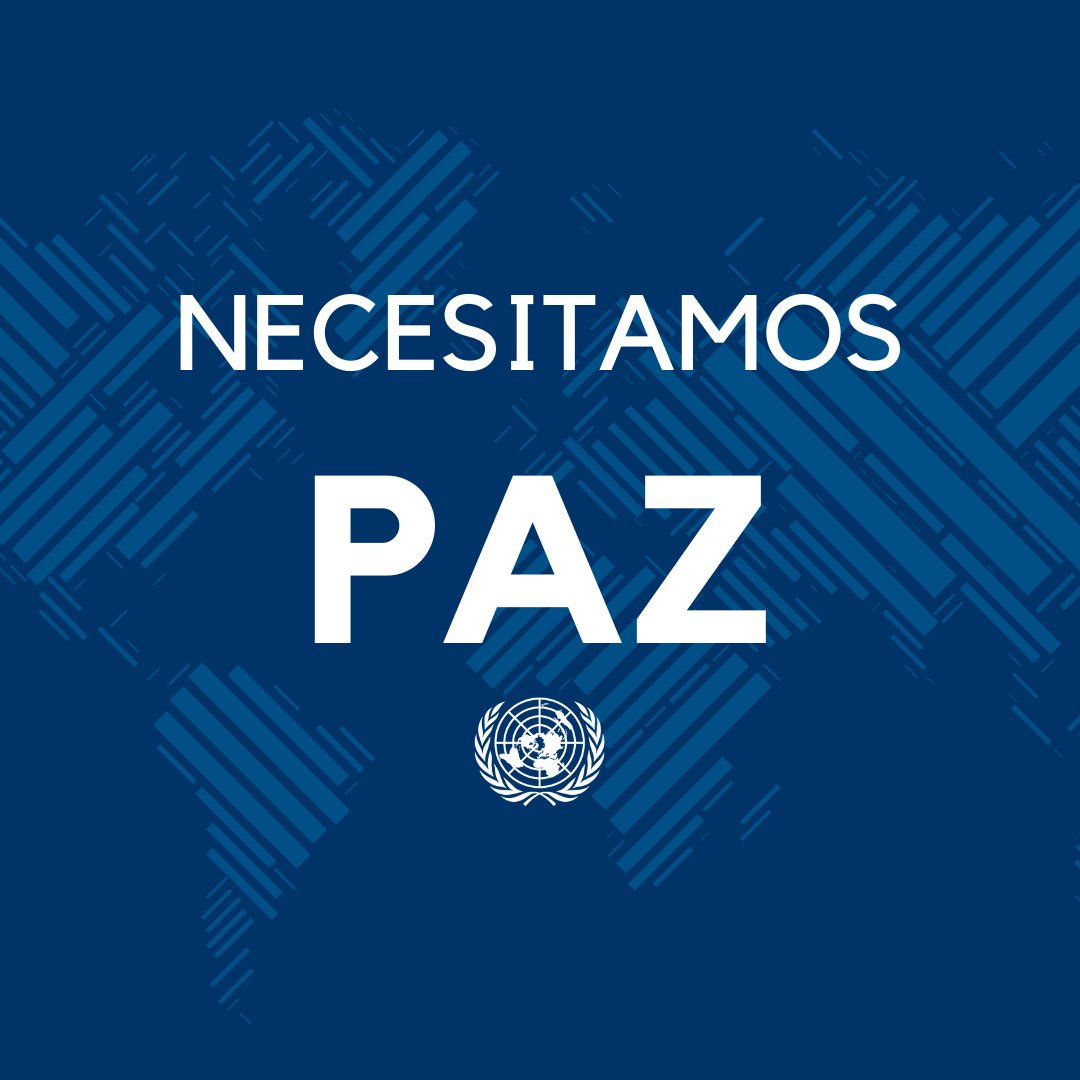 En los conflictos, los civiles pagan el precio más alto. La guerra no es la solución. Necesitamos paz. Necesitamos paz ahora.