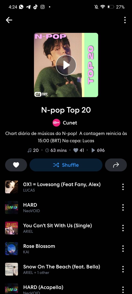 CunetNR's tweet photo. Mãe NÃO É SÓ UMA FASE! Com o hino da sofrência emo, @npoplucas conquista o #1 de hoje, @NVOIDgroup dificilmente não hita e pega o #2 hoje! @AR1NPOP sentou no top 5 pra nao sair mais em #3 e 5 respectivamente, e @whoishkai desabrochou no nosso #4 hoje depois do longo inverno! https://t.co/HQSLWzCyuS